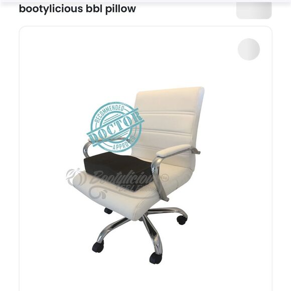 Brazilian Butt Lift Recovery Pillow in Black/washable pillow case - Picture 3 of 10